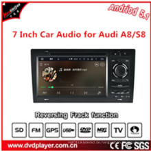 7 Zoll HD Touch Screen, Doppel DIN, Android 5.1 OS Auto DVD GPS Navigation für Audi A8 / S8